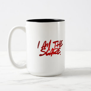 ICH BIN DER SCHRECKEN – Kühne & Furchtlose Kaffee- Zweifarbige Tasse
