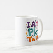 Ich bin der Schreiber der Plot-Twist-Kaffeetasse Kaffeetasse (VorderseiteRechts)