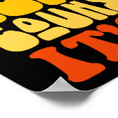 Ich bin der Schulberater, ich bin Groovy Poster (Ecke)