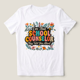 Ich bin der Schulberater, von dem sie dir erzählt  Tri-Blend Shirt