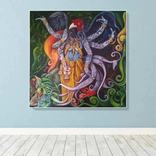 Ich bin der Siam-Wald! Leinwanddruck (Insitu (Holzboden))