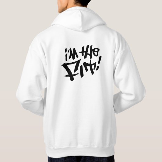 Ich bin der SITZ Hoodie (Rückseite)