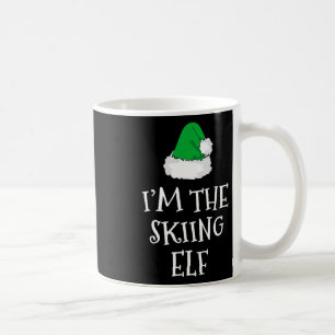 Ich bin der Skifahrende Elf Weihnachten Lustiges S Kaffeetasse