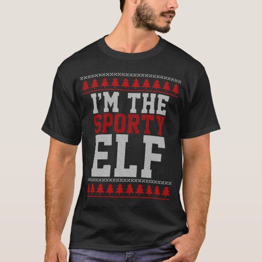Ich bin der sportliche Elf T-Shirt (Vorderseite)