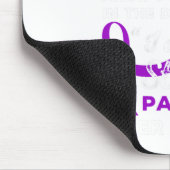 Ich bin der Storm-Bauchspeicheldrüsenkrebs-Krieger Mousepad (Ecke)