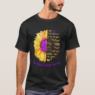 Ich bin der Storm-Bauchspeicheldrüsenkrebs-Krieger T-Shirt