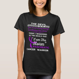 Ich bin der Storm-Bauchspeicheldrüsenkrebs-Krieger T-Shirt