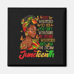 Ich bin der Storm Black Women Black History Monat Magnet