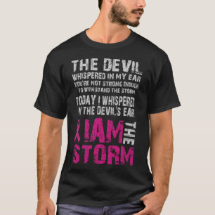 Ich bin der Storm Breast Cancer Awareness Comfort T-Shirt