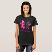 Ich bin der Storm Brustkrebs-Krieger rosa Band B T-Shirt (Vorne ganz)
