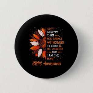 Ich bin der Storm Crps Awareness Month Warrior Ora Button