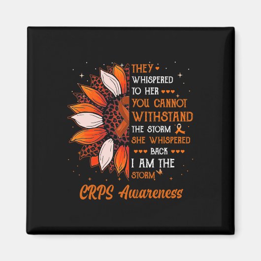 Ich bin der Storm Crps Awareness Month Warrior Ora Magnet (Vorne)