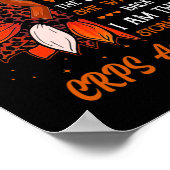 Ich bin der Storm Crps Awareness Month Warrior Ora Poster (Ecke)