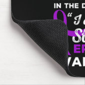 Ich bin der Storm Epilepsy-Krieger Mousepad (Ecke)