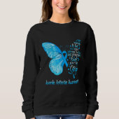 Ich bin der Storm Juvenile Arthritis Awareness But Sweatshirt (Vorderseite)