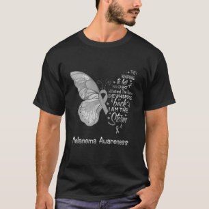 Ich bin der Storm Melanoma Awareness Butterfly T-Shirt
