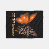 Ich bin der Storm Rsd Crps-Butterfly Fleecedecke (Vorderseite (Horizontal))