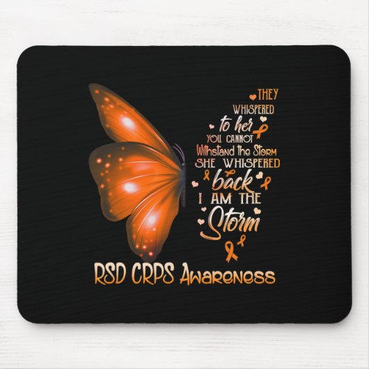 Ich bin der Storm Rsd Crps-Butterfly Mousepad (Vorne)