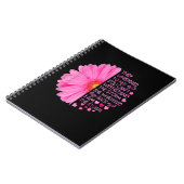 Ich bin der Storm starke Frauen, die den Brustkreb Notizblock (Linke Seite)