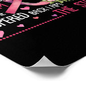 Ich bin der Storm-starke Frauen, die den Brustkreb Poster (Ecke)