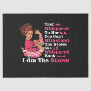 Ich bin der Storm-starke Frauen, die den Brustkreb Seidenpapier