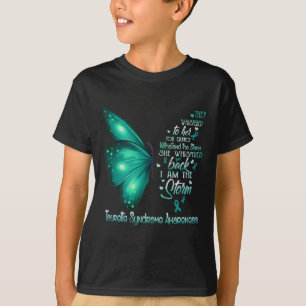 Ich bin der Storm Tourette-Syndrom-Bewusstseinsbut T-Shirt