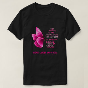 Ich bin der Stormbrustkrebs-Butterfly T-Shirt