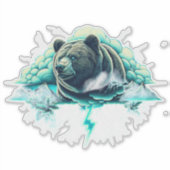 Ich bin der Sturm Aufkleber (Vorderseite)