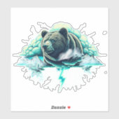 Ich bin der Sturm Aufkleber (Blatt)