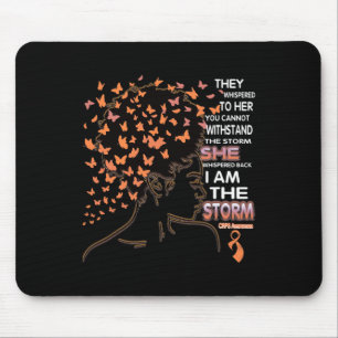Ich bin der Sturm Black Woman CRPS Bewusstsein Mousepad