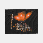 Ich bin der Sturm Crps-Butterfly Fleecedecke (Vorderseite (Horizontal))