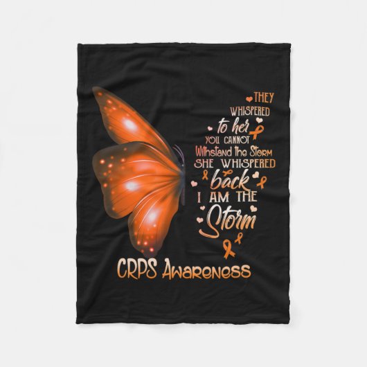 Ich bin der Sturm Crps-Butterfly Fleecedecke (Vorderseite)