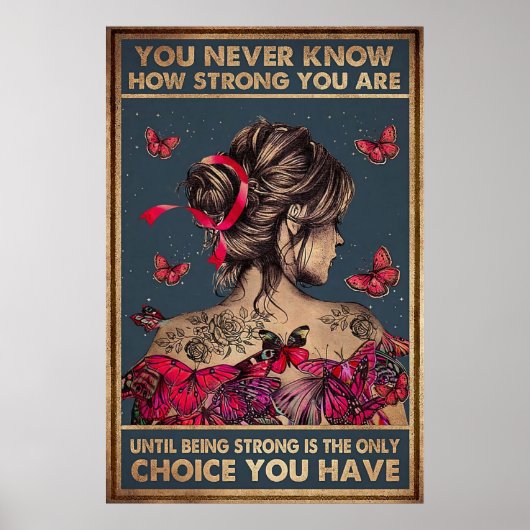 Ich bin der Sturm, den sie zurückflüstert hat Poster (Vorne)