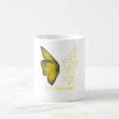 Ich bin der Sturm DIPG Butterfly Kaffeetasse (Mittel)