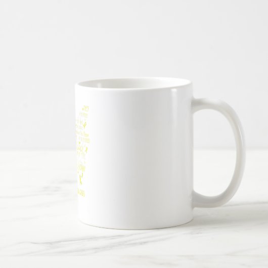 Ich bin der Sturm DIPG Butterfly Kaffeetasse (Rechts)