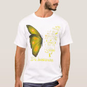 Ich bin der Sturm DIPG Butterfly T-Shirt (Vorderseite)