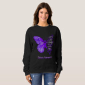 Ich bin der Sturm-Epilepsie-Butterfly Sweatshirt (Vorne ganz)