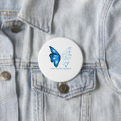 Ich bin der Sturm EpsteinBarr Virus Butterfly Button (Beispiel)