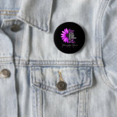 Ich bin der Sturm-Fibromyalgie-Krieger 3 Button (Beispiel)