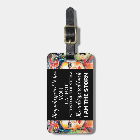 Ich bin der Sturm Gepäckanhänger (Vorderseite vertikal)