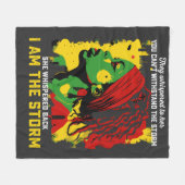 Ich bin der Sturm Jungsteinzeit sie flüstern zu ih Fleecedecke (Vorderseite (Horizontal))