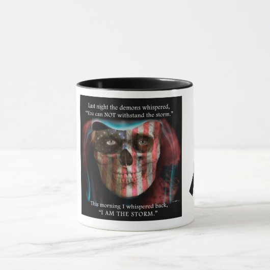 Ich bin der Sturm - Kaffee-Tasse Tasse (Zentrum)