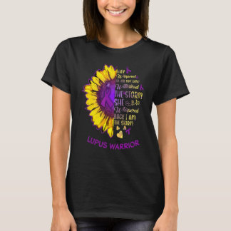 Ich bin der Sturm Lupus Warrior Sonnenblume Lupus  T-Shirt