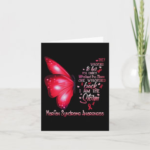 Ich bin der Sturm-Marfan-Syndrom-Butterfly Karte