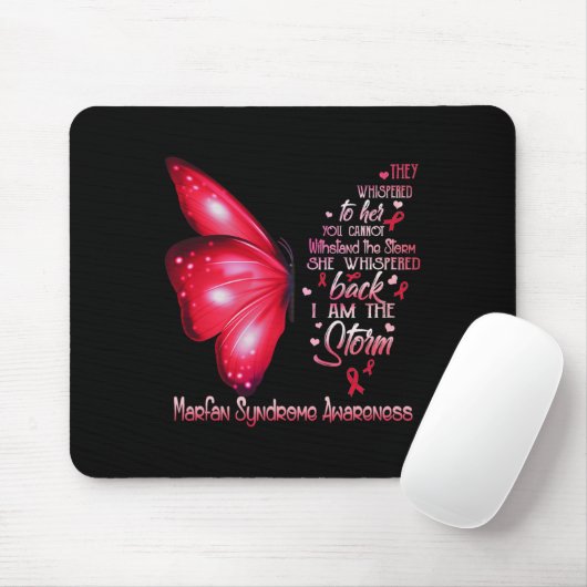 Ich bin der Sturm-Marfan-Syndrom-Butterfly Mousepad (Mit Mouse)