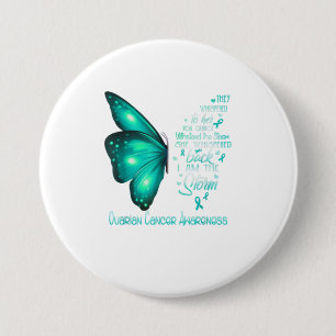 Ich bin der Sturm Ovarialkarzinom Awareness Hinter Button