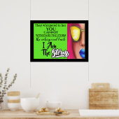 Ich bin der Sturm Poster (Küche)