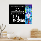 Ich bin der Sturm Poster (Küche)