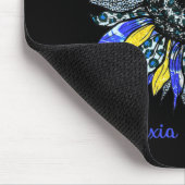 Ich bin der Sturm Sonnenblumen Leopard Ataxia Krie Mousepad (Ecke)