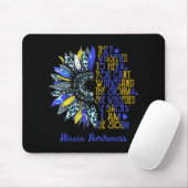 Ich bin der Sturm Sonnenblumen Leopard Ataxia Krie Mousepad (Mit Mouse)